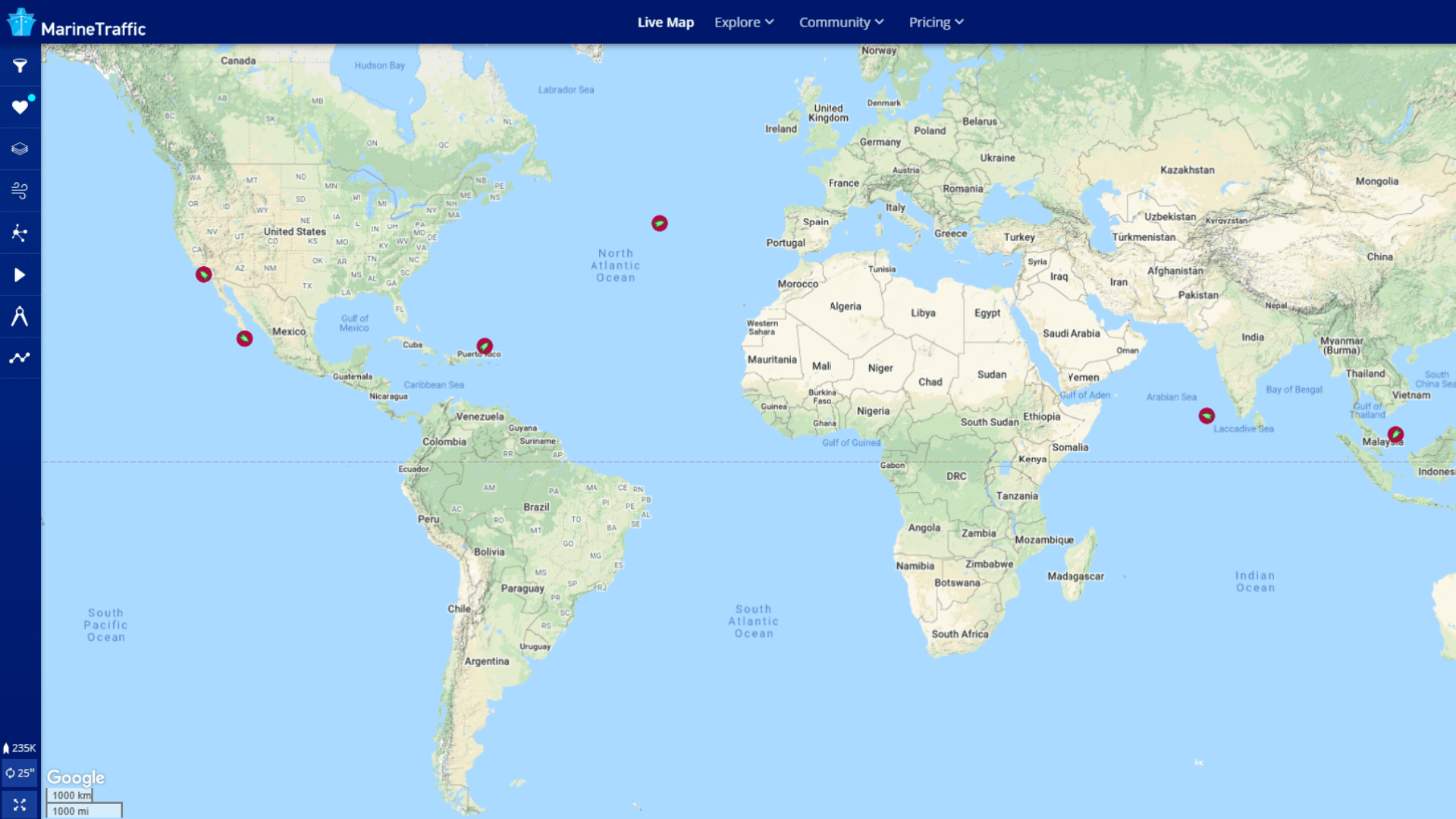 Tracking Tesla shipments with MarineTraffic