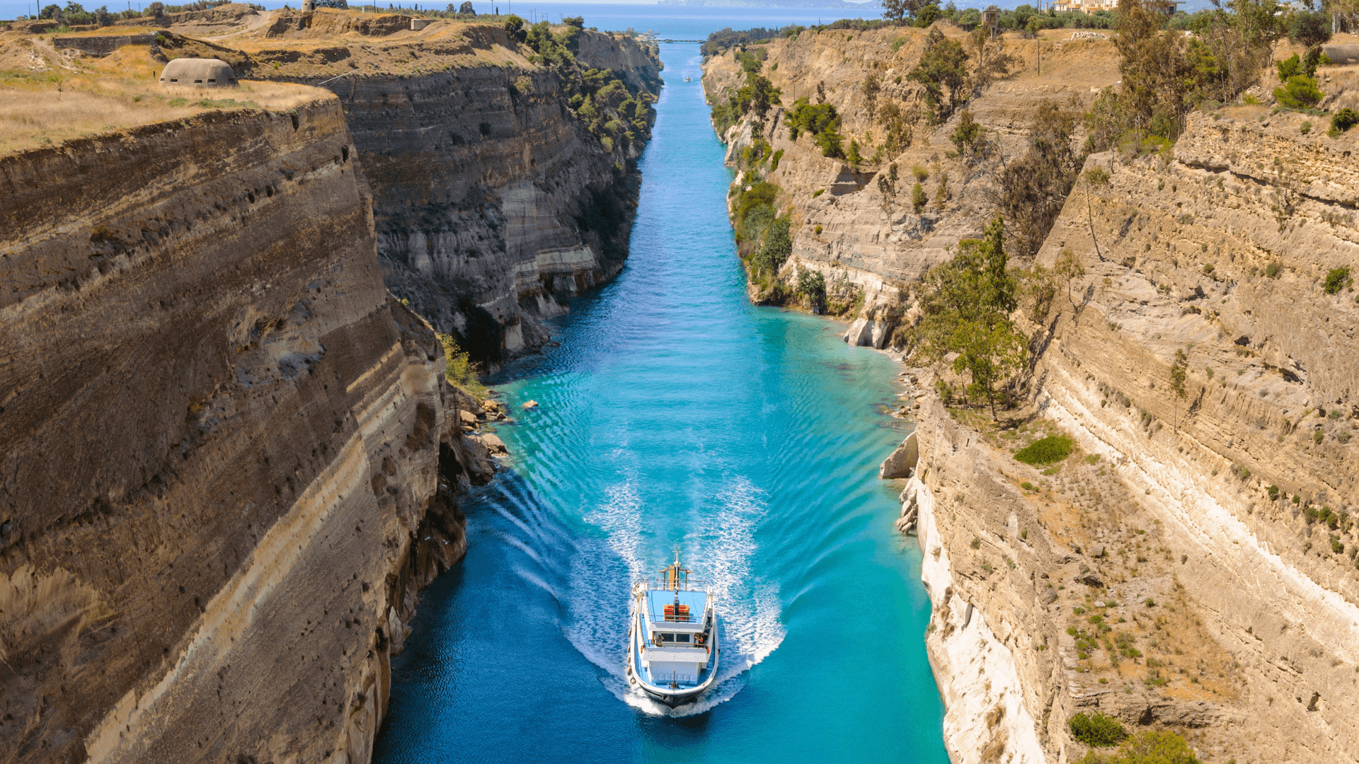 Corinth Canal Vessel Transit