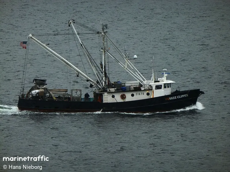 Vessel Characteristics: Ship YANKEE CLIPPER (Fishing Vessel) Registered in  USA - Vessel details, Current position and Voyage information - IMO  7203120MMSI 7203120Call Sign WDC3923