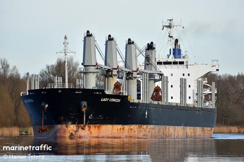 Vessel Characteristics: Ship LADY VENEZIA (Bulk Carrier) Registered in San  Marino - Vessel details, Current position and Voyage information - IMO  9641821MMSI 9641821Call Sign T7XE