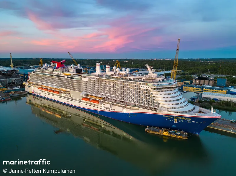 Vessel Characteristics: Ship CARNIVAL CELEBRATION (Passenger Ship)  Registered in Bahamas - Vessel details, Current position and Voyage  information - IMO 9837456MMSI 9837456Call Sign C6GE4