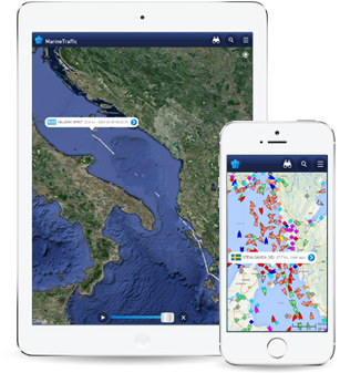 MarineTraffic iOS app